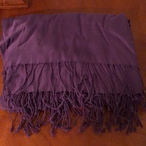 Purple pashmina scarf